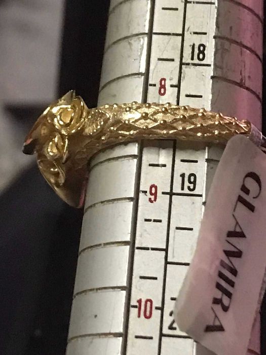 Inel nou aur 14k-lucrat pe comanda