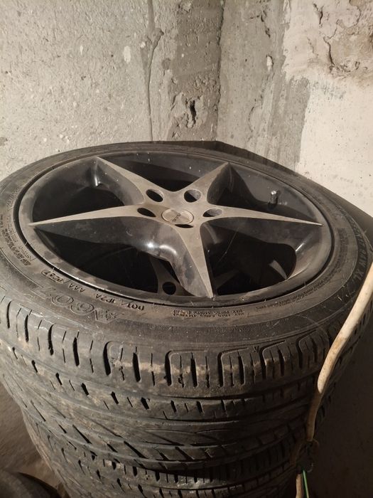 Jante cu cauciucuri de vara 225/45/17 golf ,seat,skoda  5×112