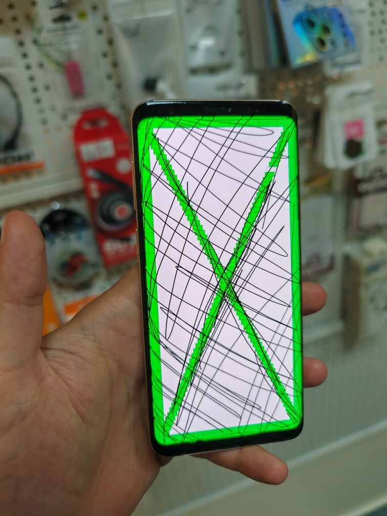 Оригинален дисплей употребяван за Samsung Galaxy S9 Plus с рамка