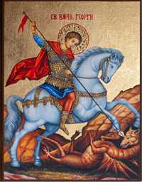 Икона Свети Георги на кон