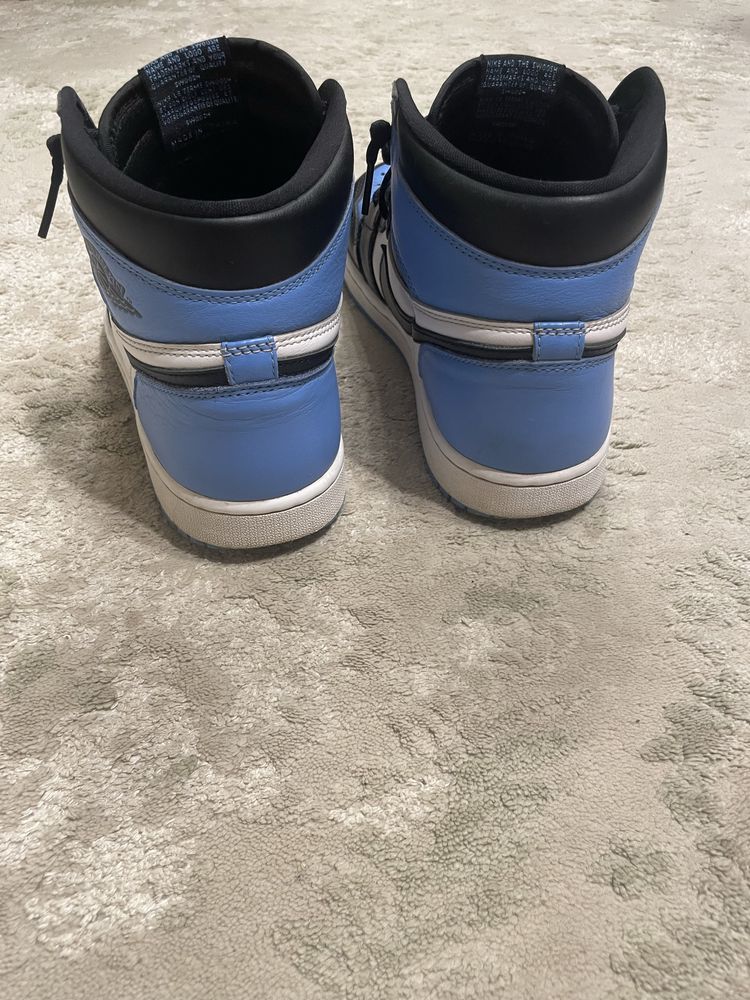 Jordan 1 UNC Toe