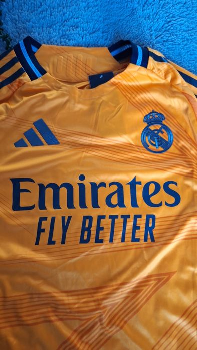 Tricou Real Madrid Away Portocaliu 24/25