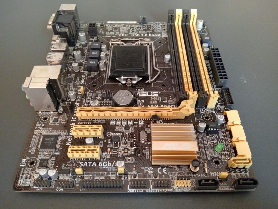 Asus B85M-G + i3-4130