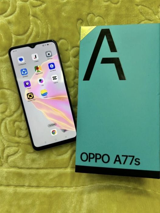 OPPO A77s с коробкой