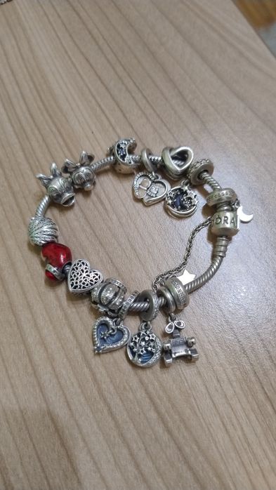 Bratara Pandora original argint 19 cm