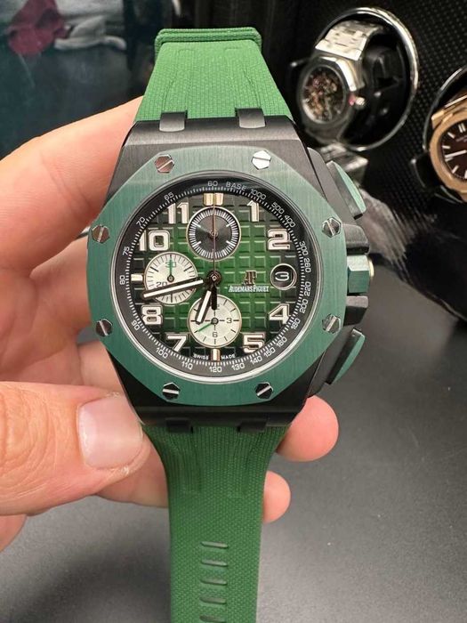 Audemars Piguet Offshore черно/зелено