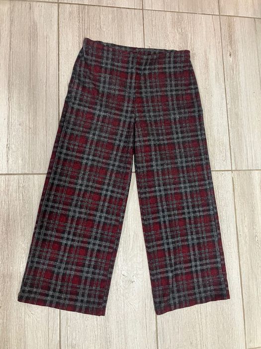 Плетен панталон с широки крачоли