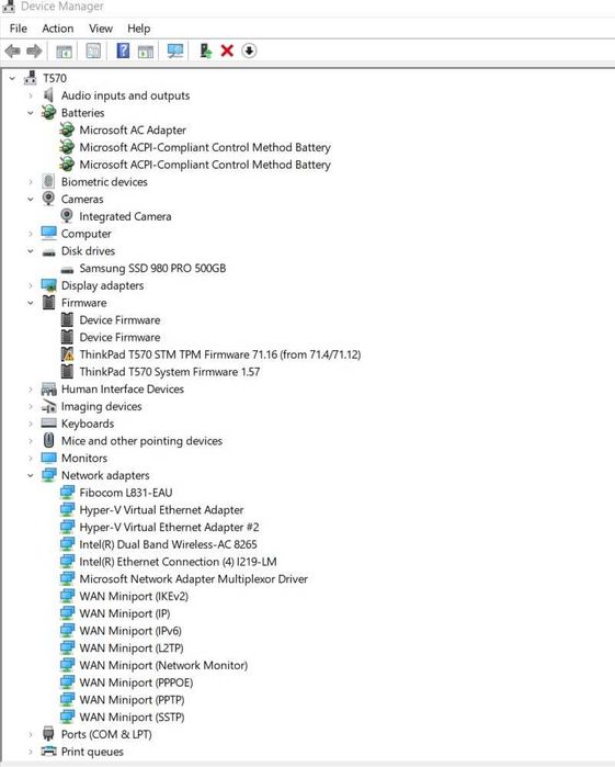 vand laptop Lenovo T570, 32GB RAM, docking station, incarcator 666 lei