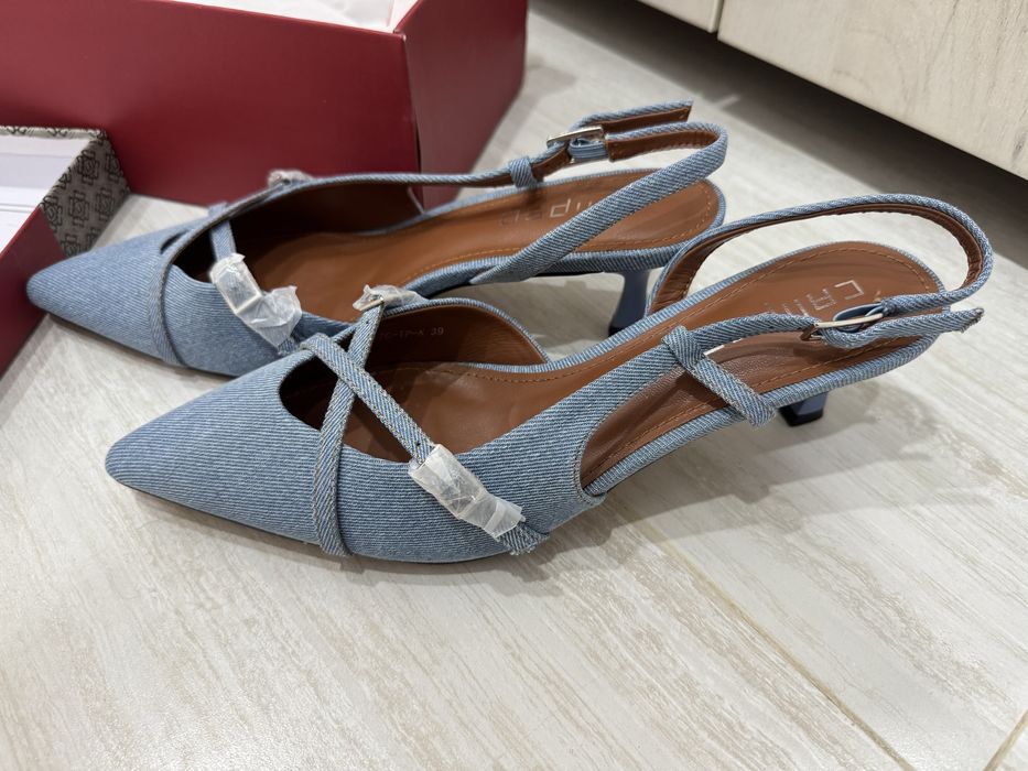 Продам Туфли джинсовые