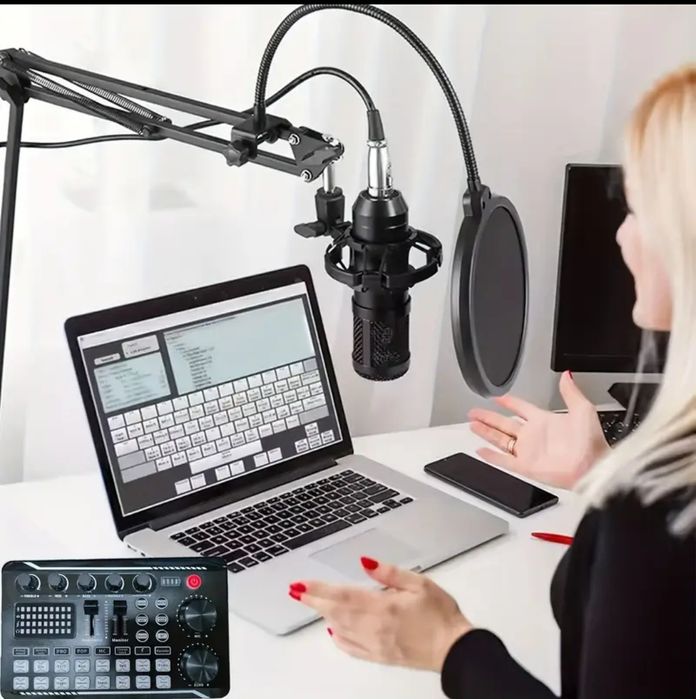 Mixer Audio cu efecte de sunet Consola DJ Bluetooth 5.0