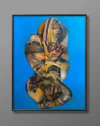 Tablou, pictura abstracta "Egipteanul"