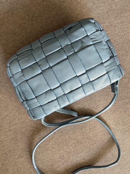 Чанта от естествена кожа ZARA