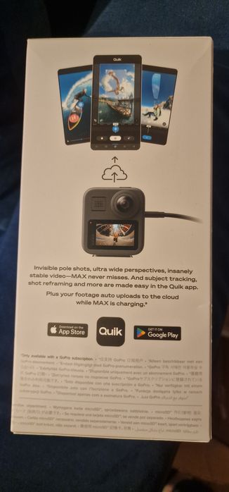 GOPRO 360 max 5.6K Nou 24 LUNI Garantie