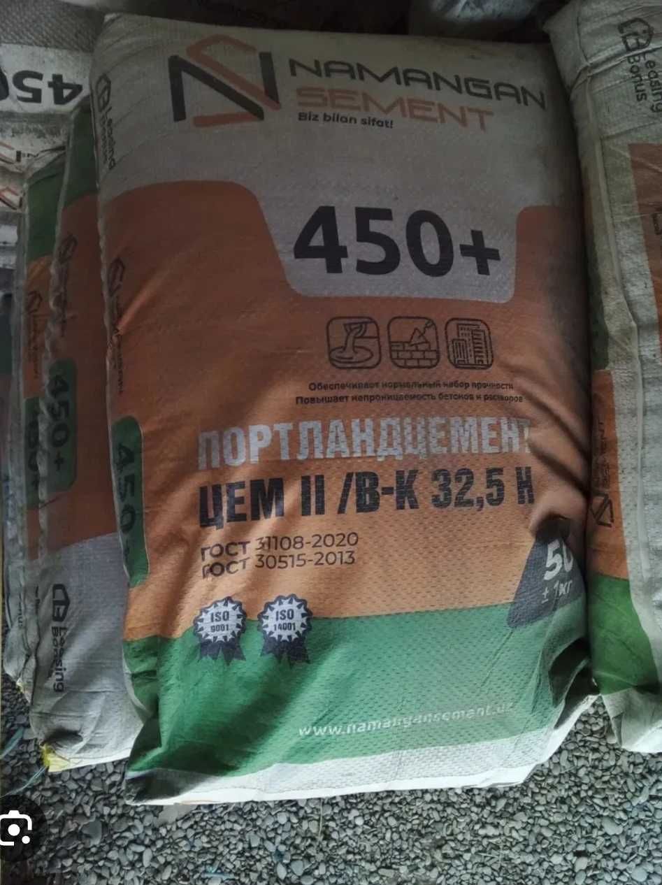 NAMANGAN 450+ va Sement Dastavka Qilamiz Optom Narx