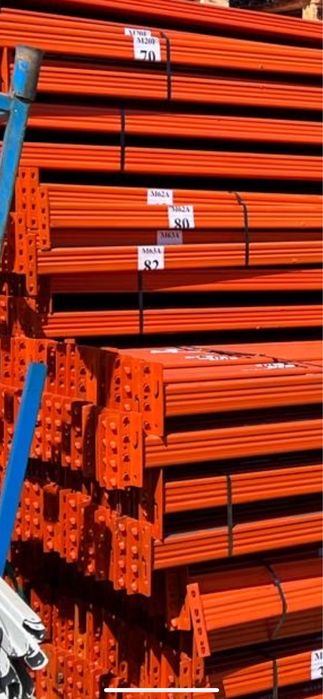 Rafturi metalice noi + polite plasa zn