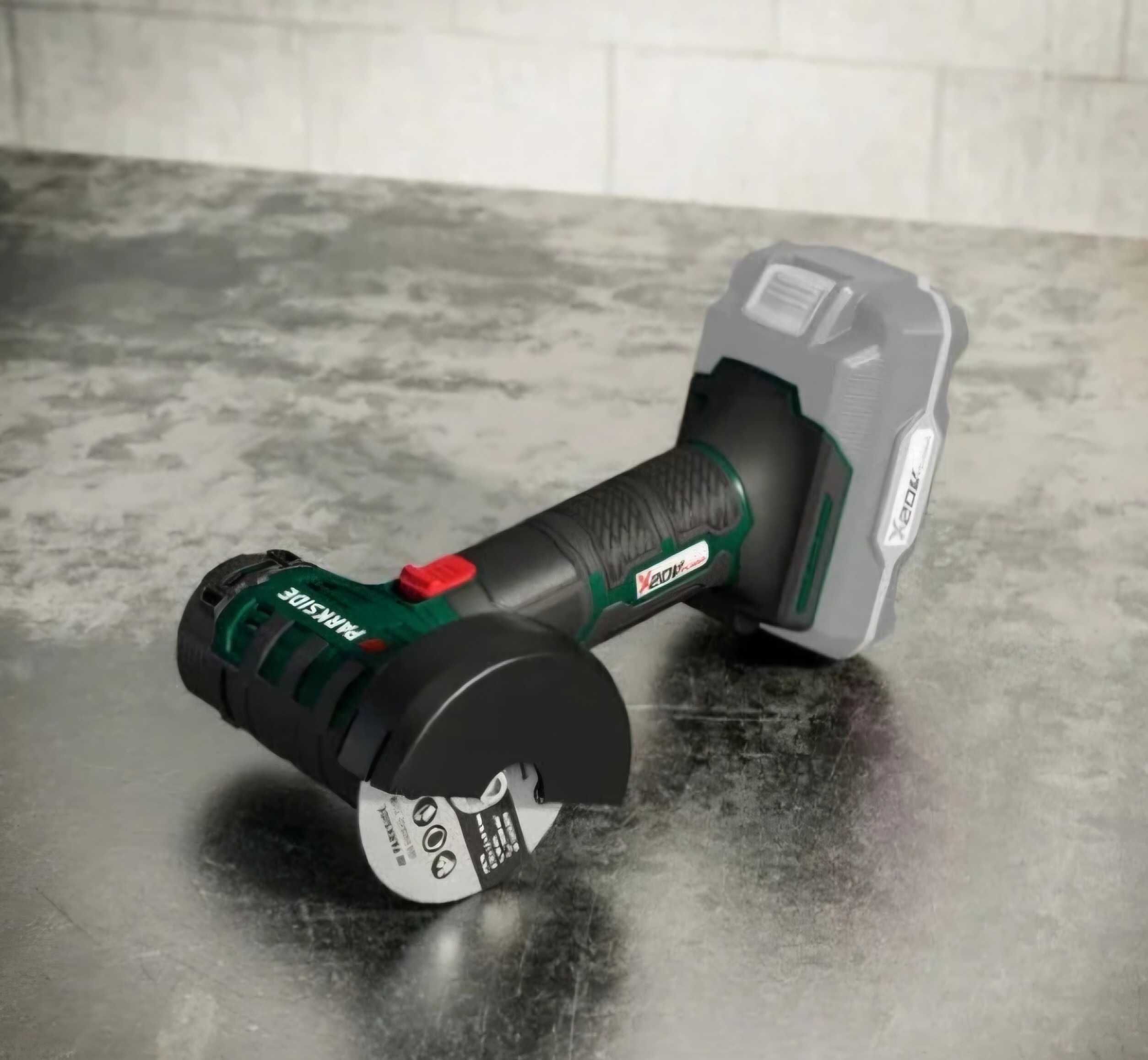 Mini polizar unghiular/ flex cu acumulator  si incarcator PARKSIDE