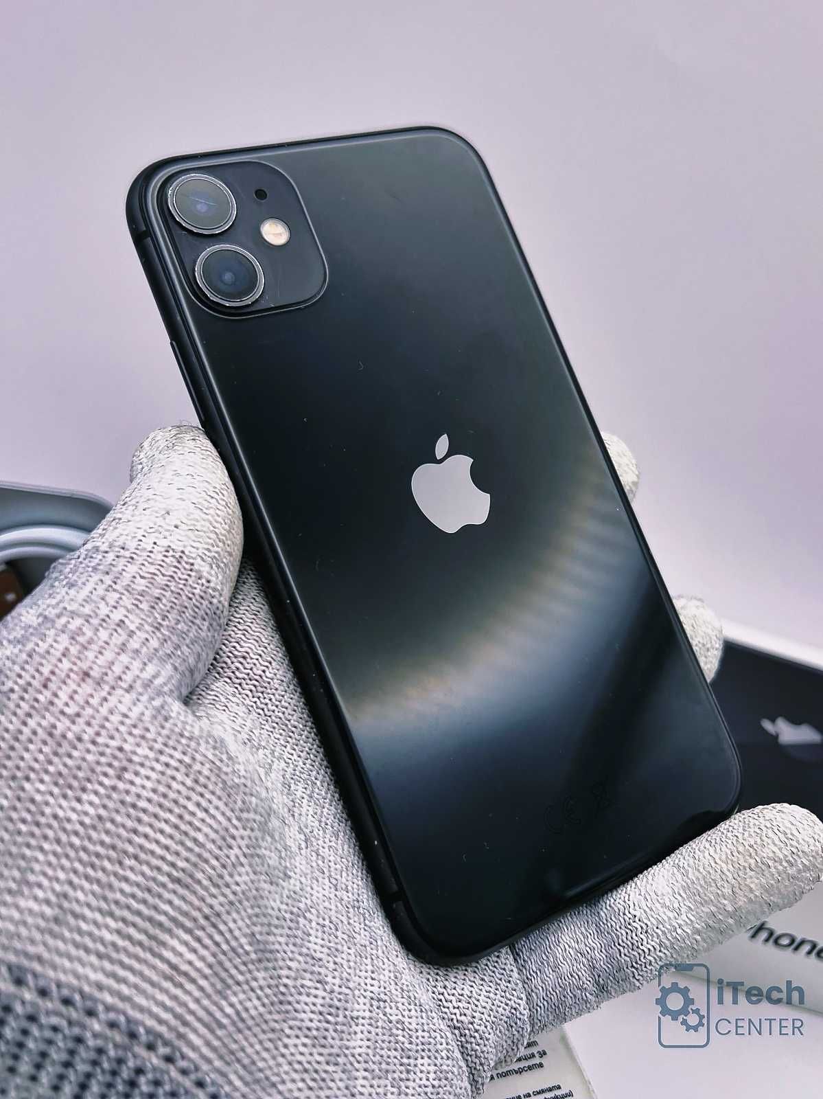 iPhone 11, 128GB, Black, 100% батерия, ОТЛИЧЕН!