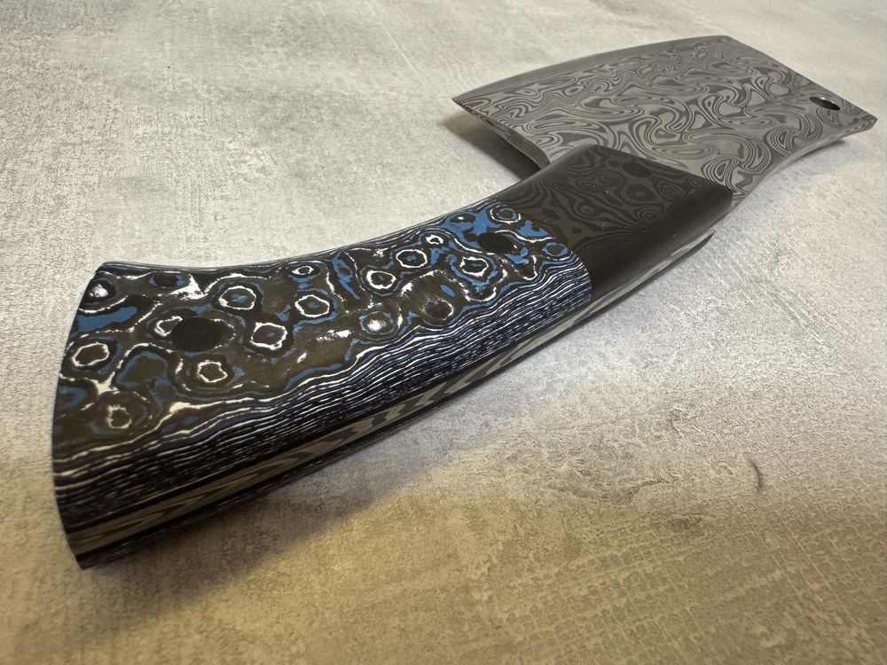Ръчно изработен сатър от стомана Damasteel