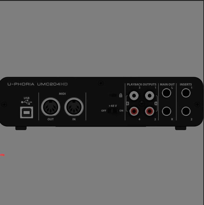 Външна звукова карта Behringer, U-Phoria, UMC204HD