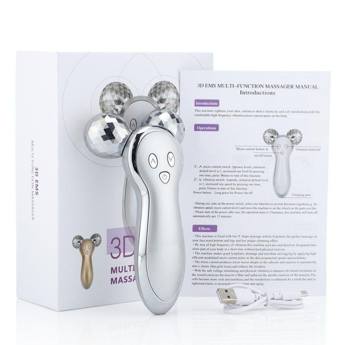 3D роликовый микротоковый массажёр