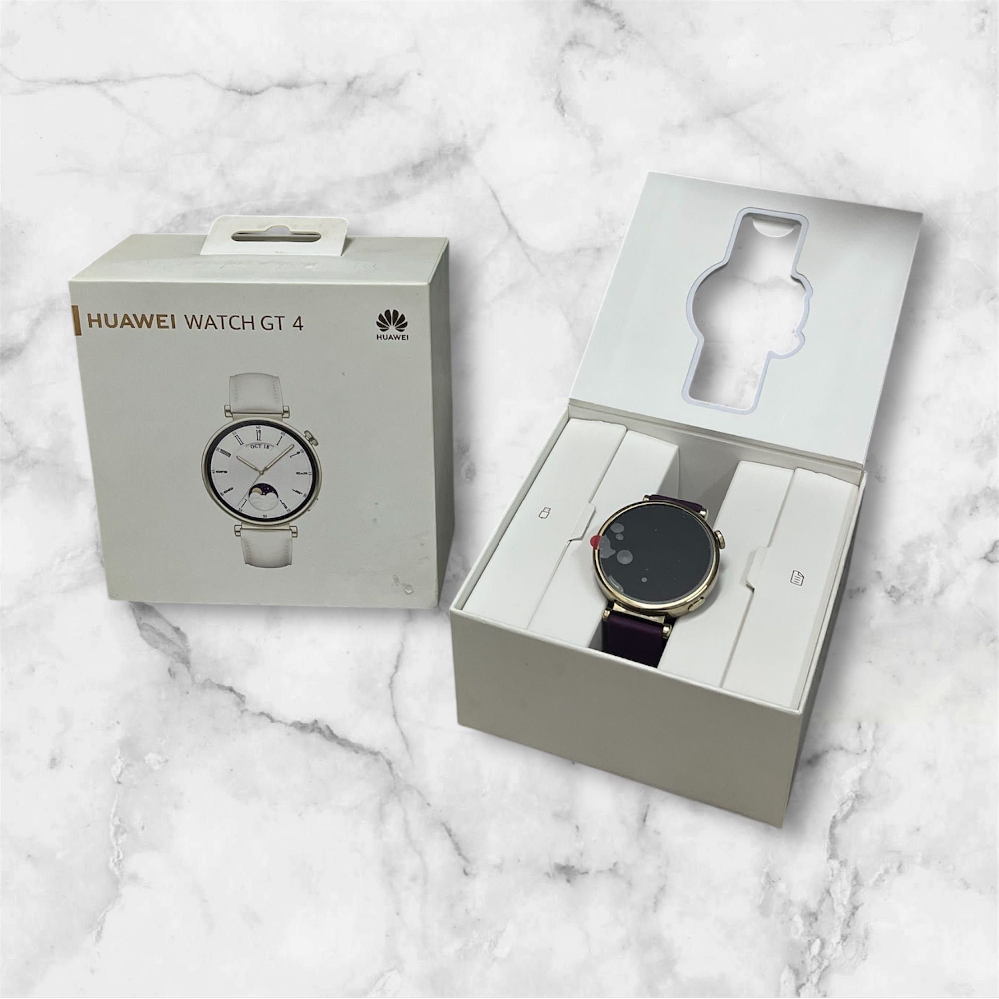 Смарт часовник Huawei Watch GT 4 41mm White Leather