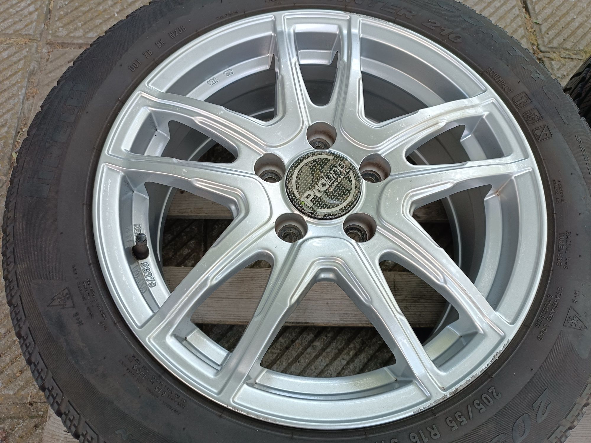 Лети джанти 16ки 5х112 Platin + зимни гуми 205/55/16 Pirelli