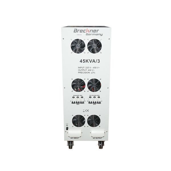 Автоматичен стабилизатор на напрежение 45kva, 36kw трифазен със сервом