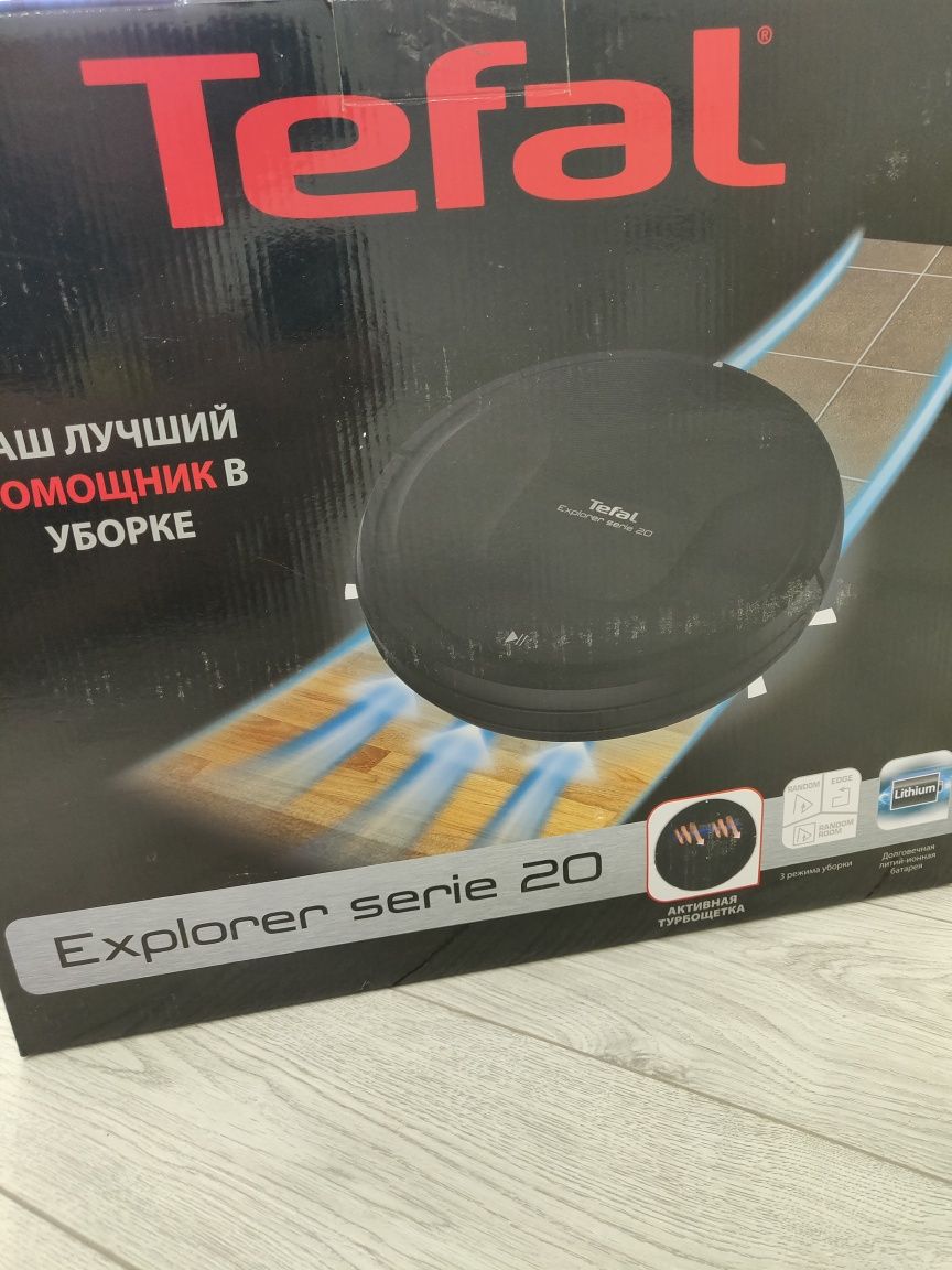 Робот-пылесос Tefal Explorer Serie 20 RG6825WH черный