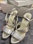 Pantofi Argintii Cristian Albu, Marime 37