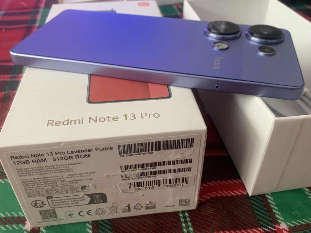 Xiaomi Note 13 Pro 512GB 12GB Ram Lavender Purple Necodat