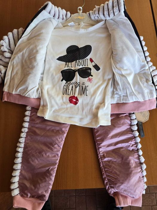 Trening fetite - pantalon, jacheta, bluza