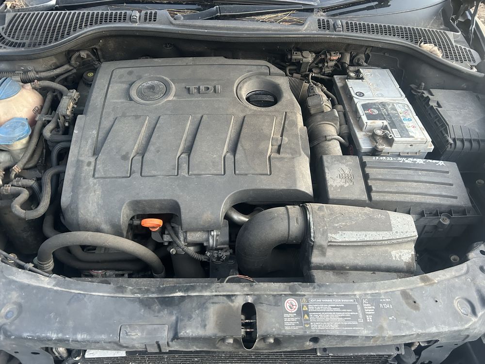 Motor  1.6 Tdi CAY Skoda 2 Facelift 2011