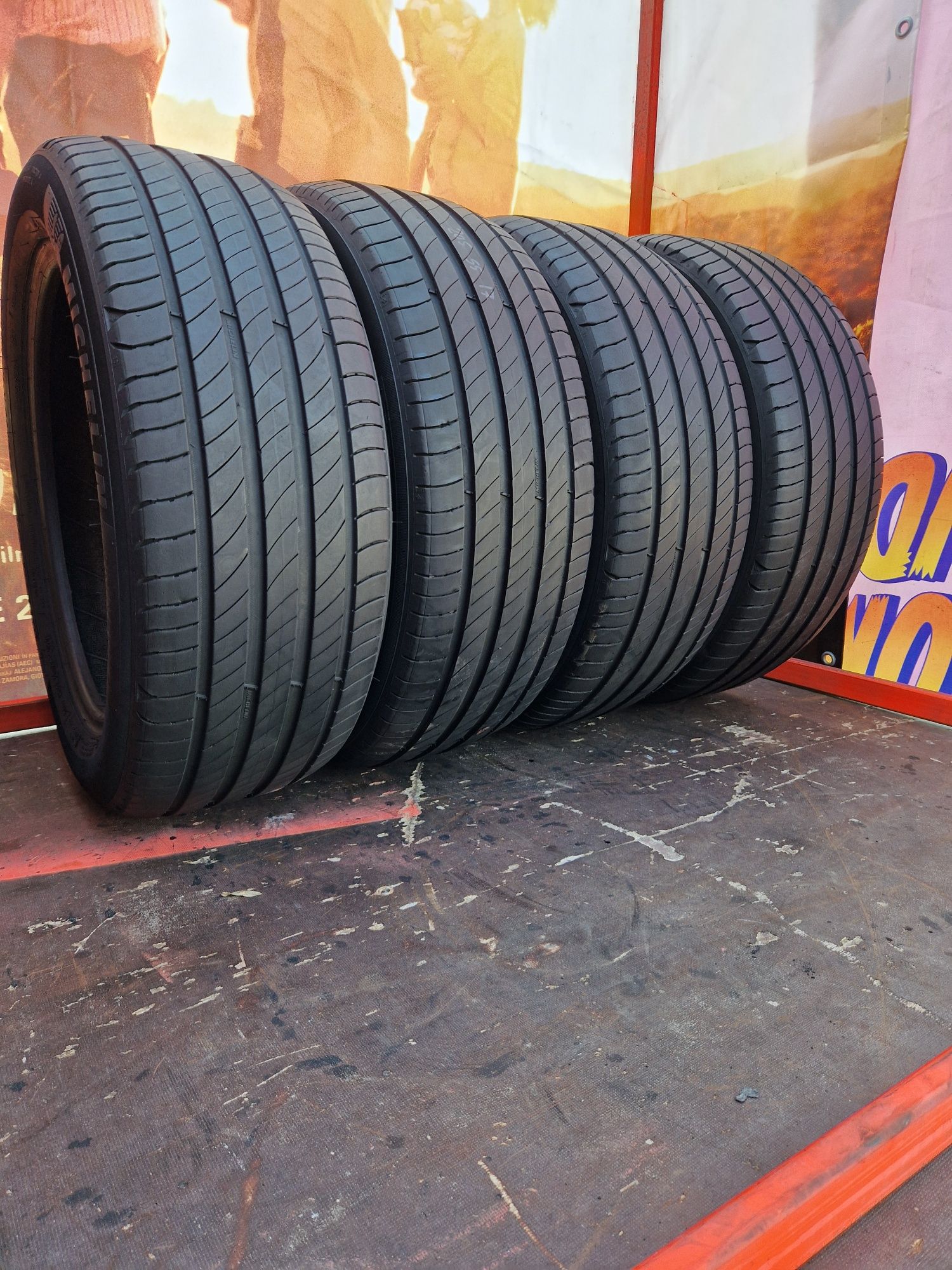 4 Anvelope Michelin 205 55 R17 de vara . Dot 2020