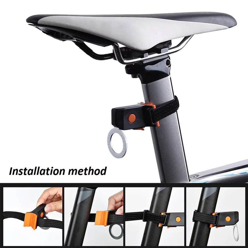 Lampa led smd rosu 6 moduri,usb,bicicleta universal,rezistenta ap, nou