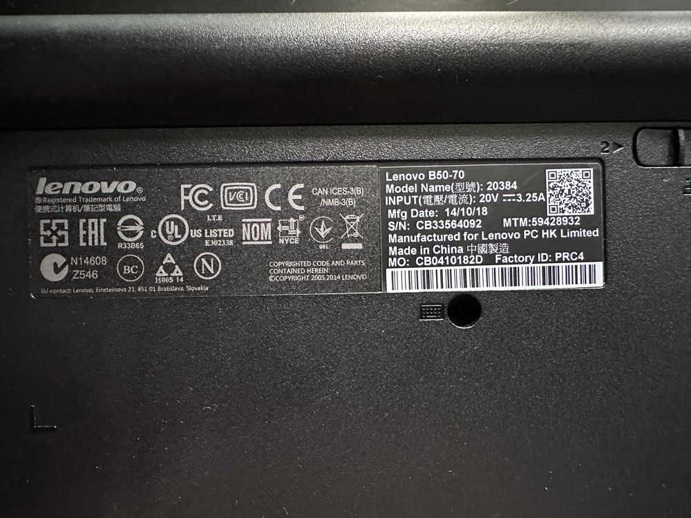 Lenovo B50-70 1TB