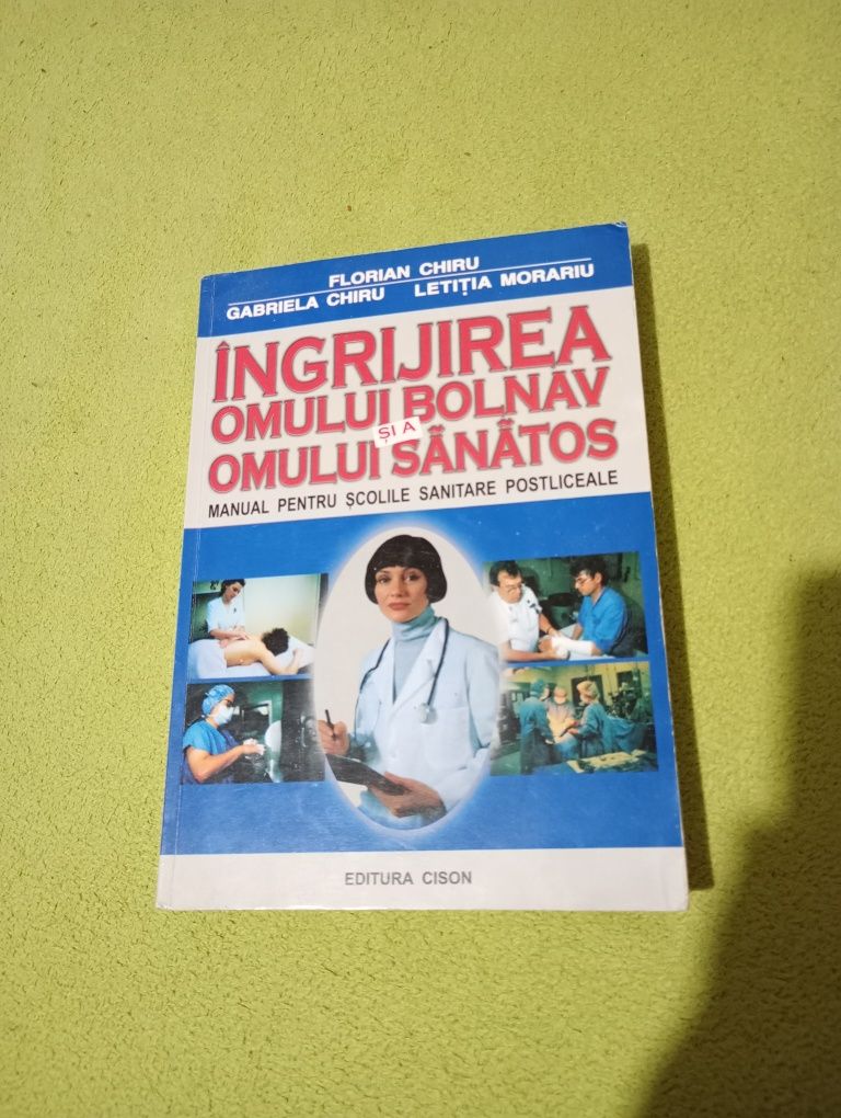 Manuale,cursuri pentru școala postliceală sanitara