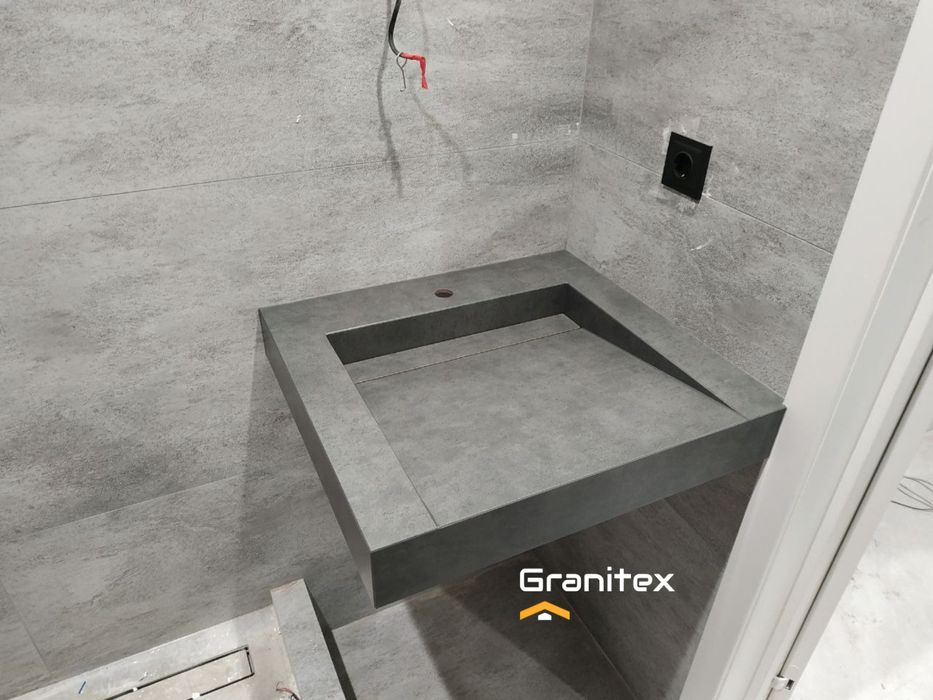 Раковина из керамагранита от Granitex