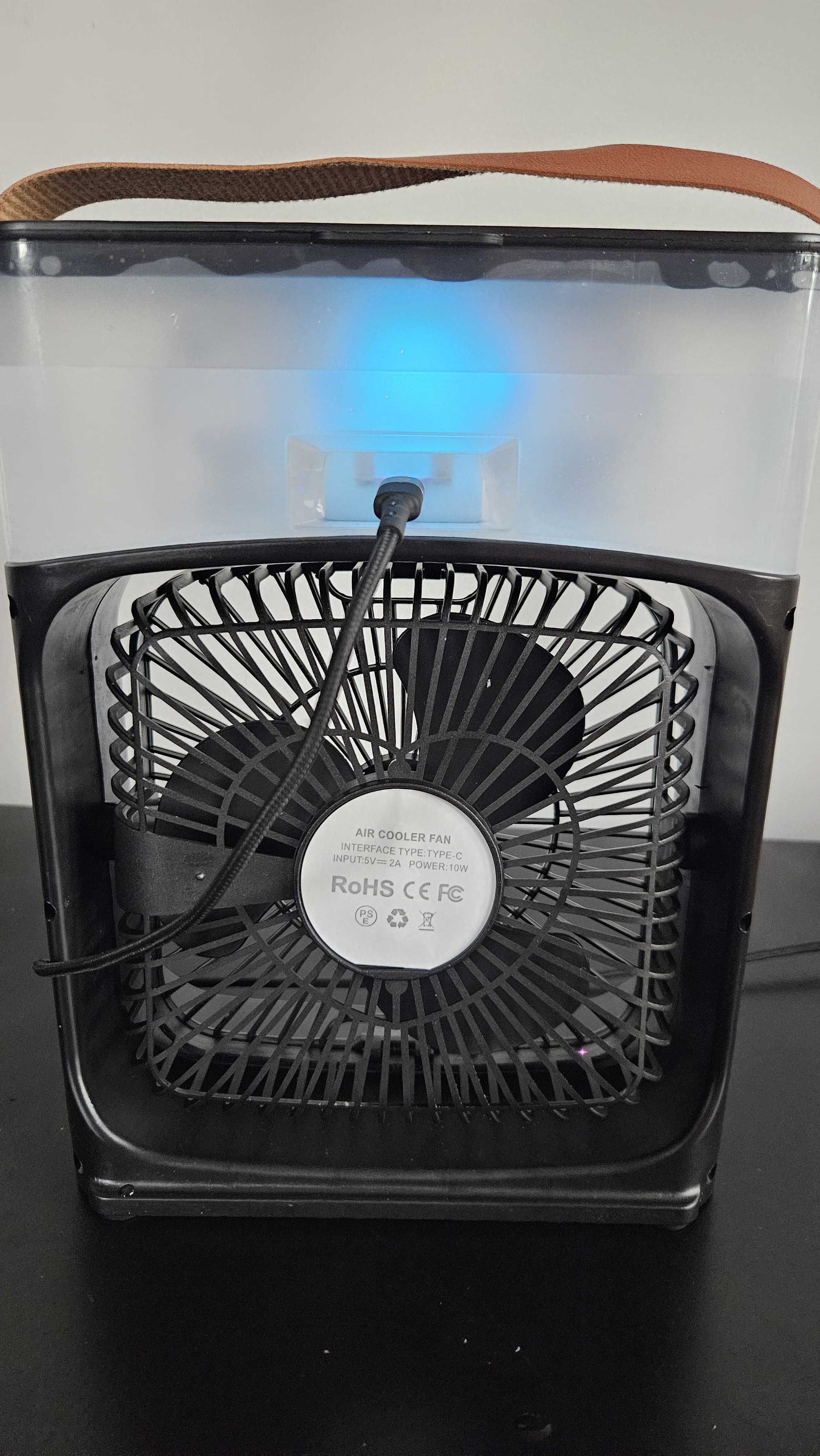 Ventilator cu apa, umidificator racire cu LED RGB. NOI!