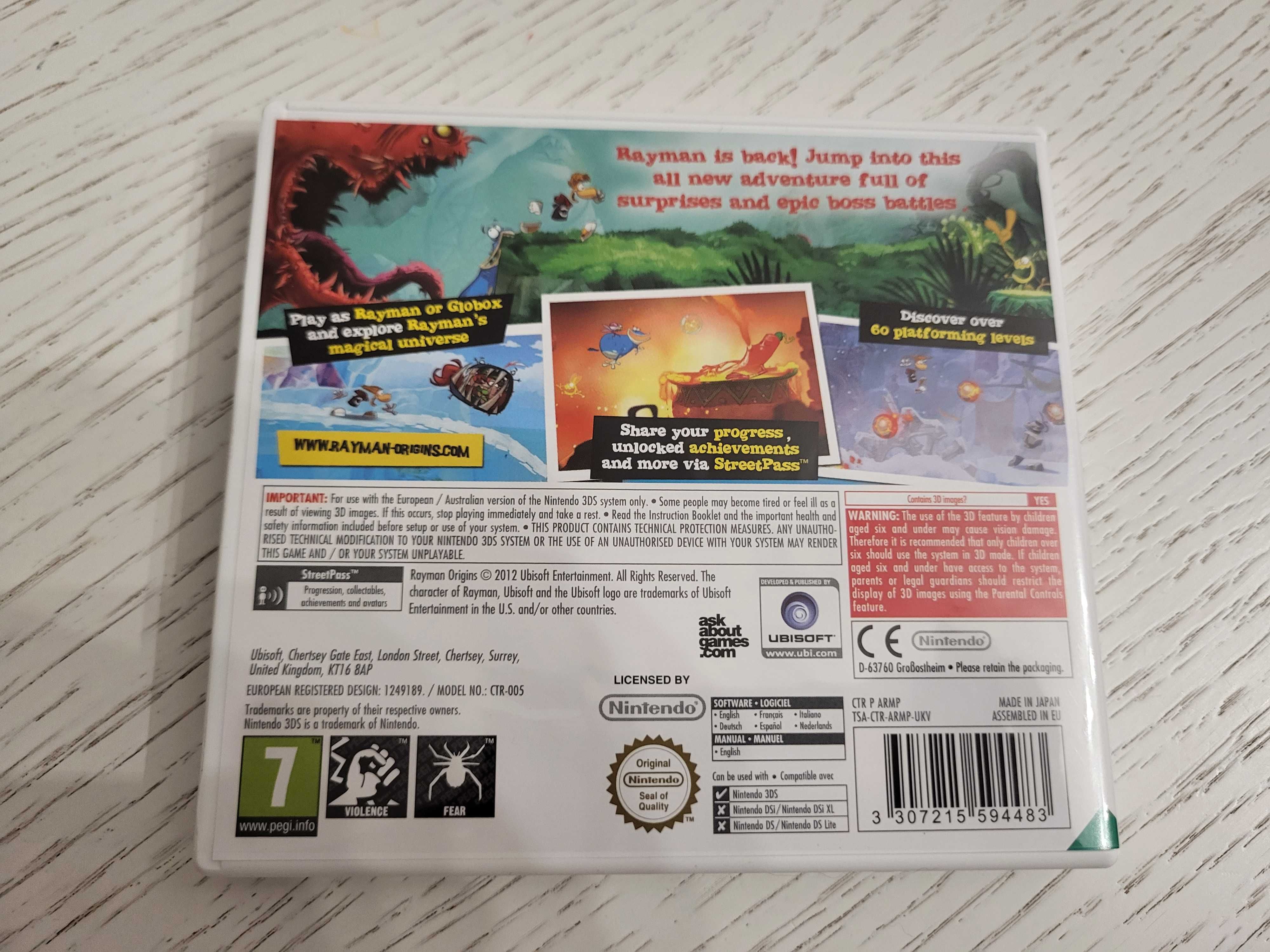 Joc Rayman Origins Pentru Nintendo 3DS