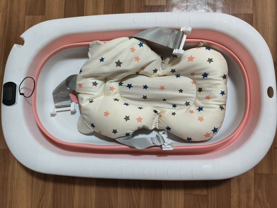 Складная ванна на ножках с матрасом для купания