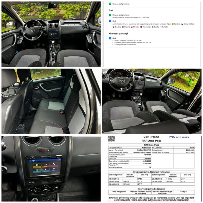 Dacia Duster 2016 ~ 4x4 ~ 1.5 Dci ~ Euro 6 ~ Prestige
