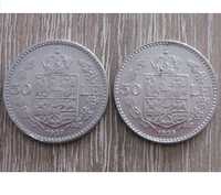 2 Monede 50 Lei 1937 si 1938