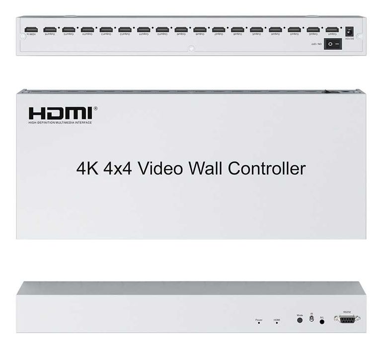Контроллер для видеостены  Video Wall Controller 4K 4x4  1x16 HDMI