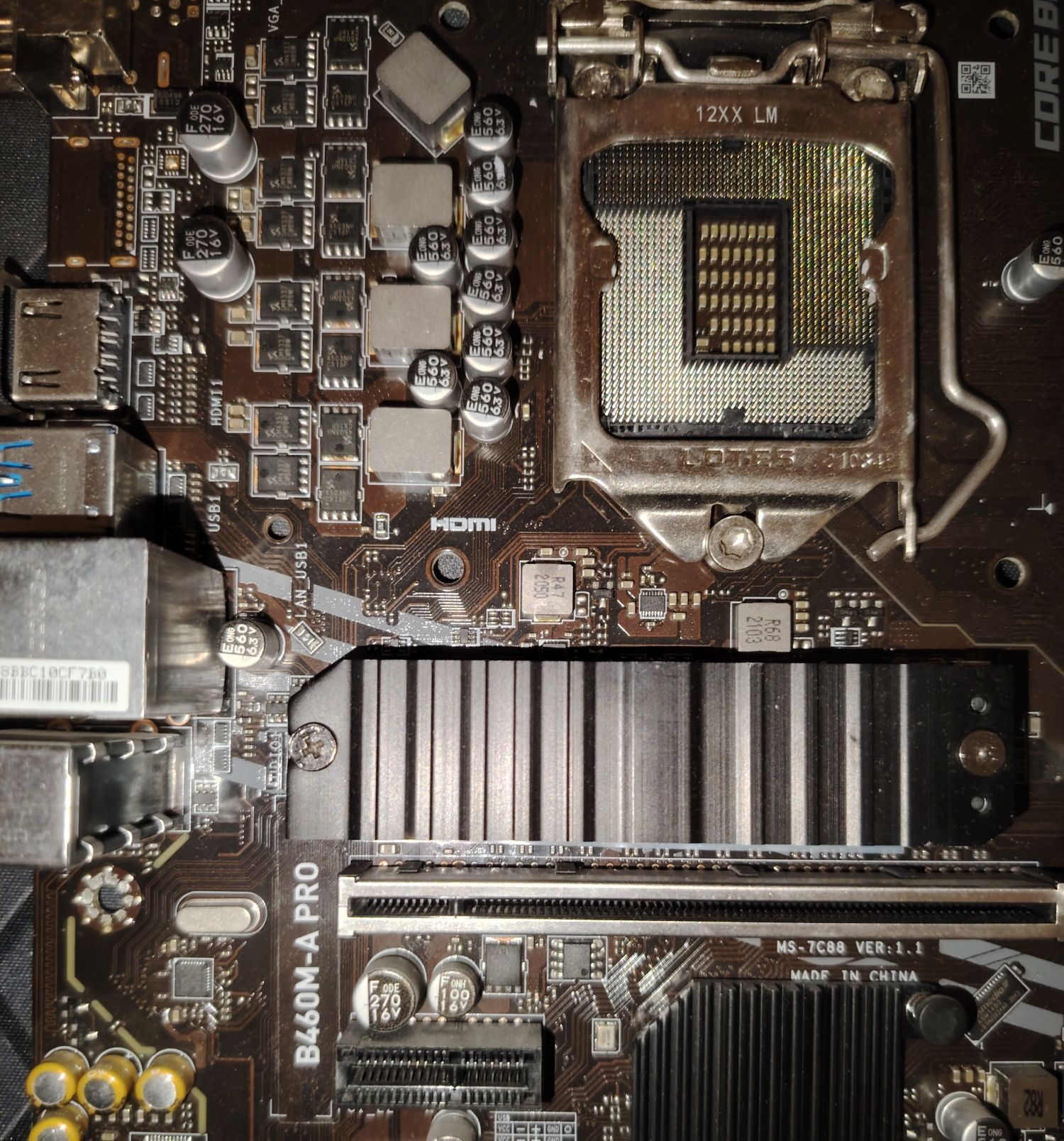 Материнская плата MSI B460. B460M-PRO.  Лучше чем H410-H510