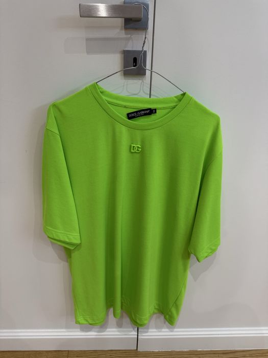 Tricou Dolce&Gabbana original verde neon