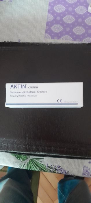AKTIN CREMA,tratamentul Keratozei ACTINICE