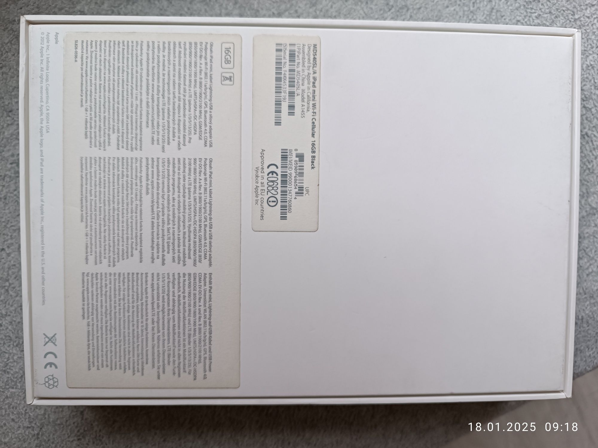 Продам IPad mini 1 16GB с SIM