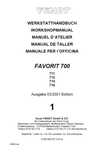 Manual service tractor Fendt FAVORIT 700 VARIO 711 712 o 714 716