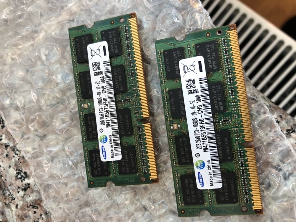 2x2gb RAM Samsung Laptop,pc,imac,macbook