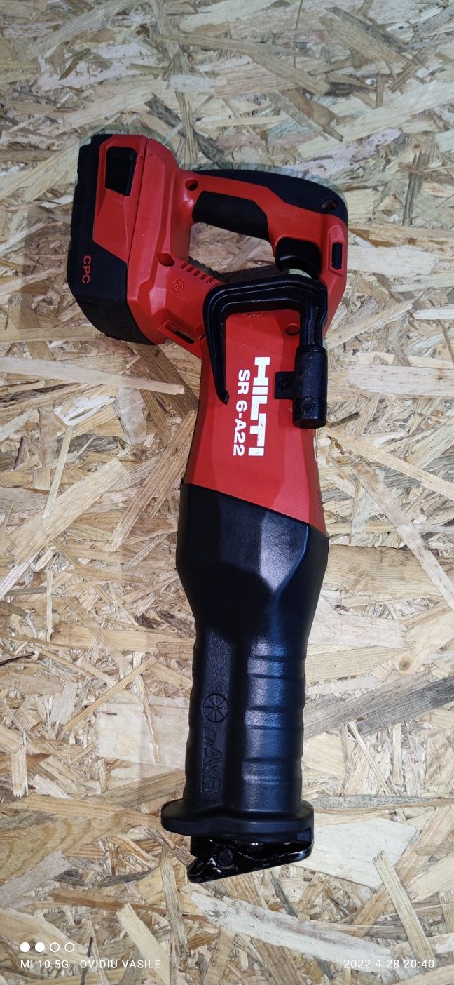 Fierăstrău sabie Hilti SR 6-A22, fab.2021